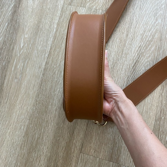 LeParmentier Yucca Leather Cross Body Bag in Cognac - Picture 9 of 9